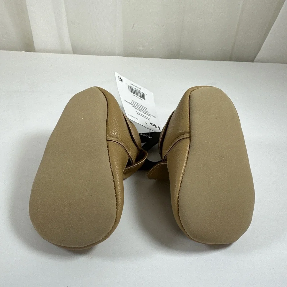 Carter's Child Of Mine Shoes Baby Size 3-6 Months Brown Bow Shoes